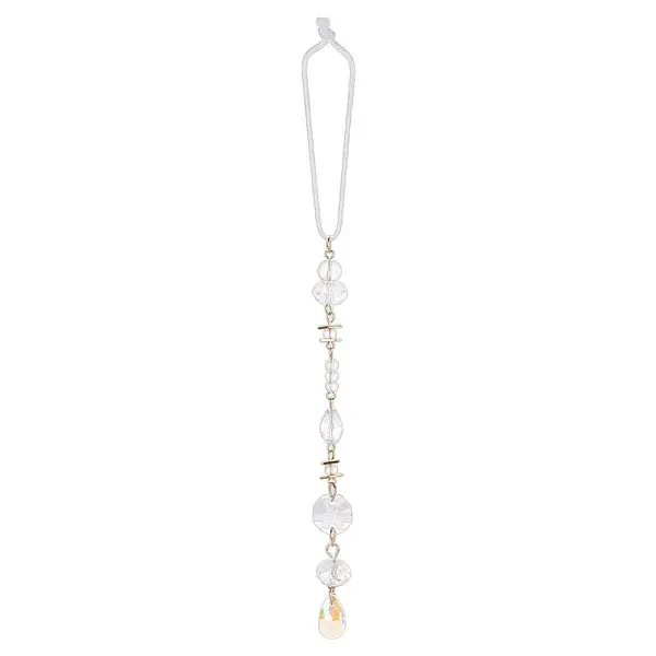 Glass Teardrop Hanging Ornament
