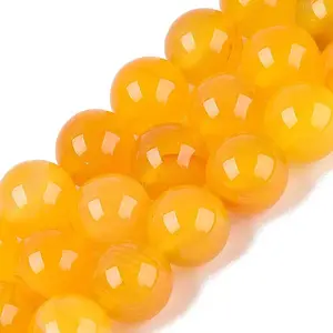 Dyed Natural Agate Beads Strands