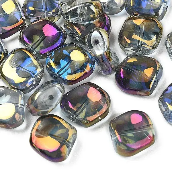 20Pcs Electroplate Glass Beads