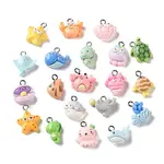 Ocean Series Opaque Resin Pendants