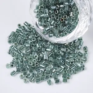 8/0 Two Cut Glass Seed Beads