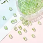 100Pcs Frosted Baking Paint Glass Beads