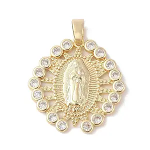 Brass Cubic Zirconia Pendants