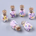 Glass Wishing Bottle Pendant Decorations