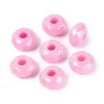 Opaque Acrylic European Beads