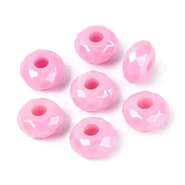 Opaque Acrylic European Beads