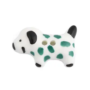 Dog Ceramic Buttons