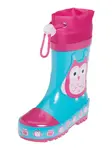 PLAYSHOES Gumáky 'Eule'  modrá / svetloružová / tmavoružová