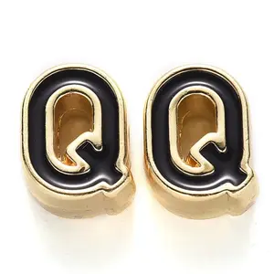 Rack Plating Alloy Enamel Beads