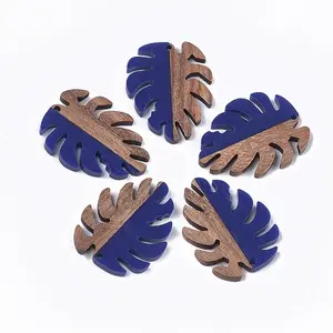Resin & Walnut Wood Pendants