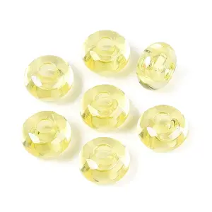 Transparent Acrylic European Beads