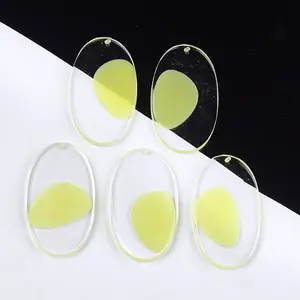 Transparent Resin Big Pendants