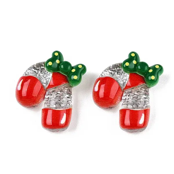 Christmas Theme Transparent Epoxy Resin Decoden Cabochons