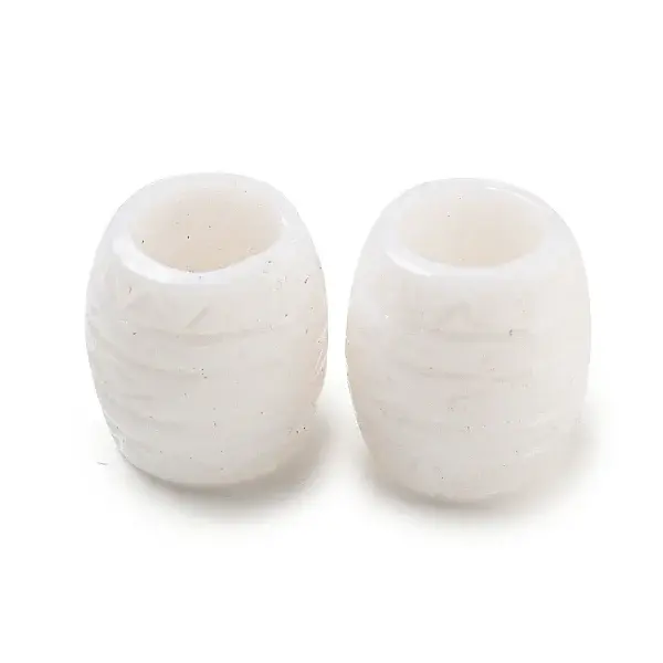 Opaque Acrylic European Beads