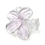 Brass Pave Clear Cubic Zirconia Pendants