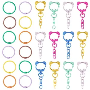 15Pcs Alloy Swivel Clasps