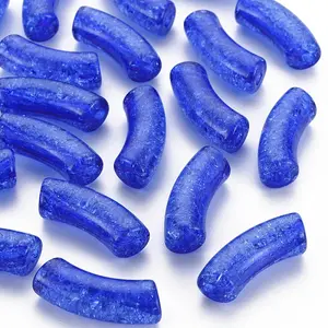 Transparent Crackle Acrylic Beads