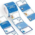 Christmas Theme Cartoon Paper Stickers