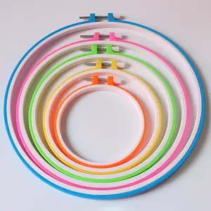 Plastic Cross Stitch Embroidery Hoops