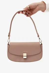 Flora&amp;Co malá kožená kabelka béžová
