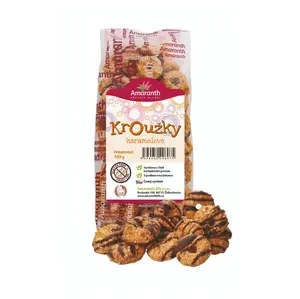 AMARANTH Krúžky karamelové 100 g