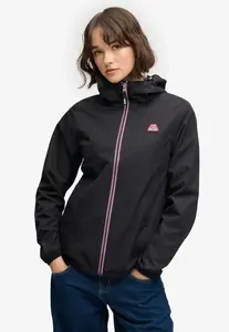 Superdry & Co Prechodná bunda  červená / čierna / biela