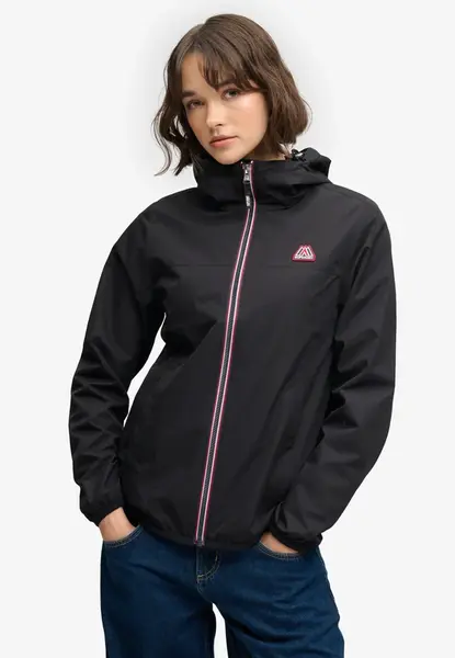 Superdry & Co Prechodná bunda  červená / čierna / biela