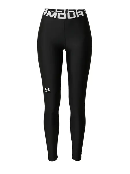 UNDER ARMOUR Športové nohavice 'Authentics'  čierna / biela