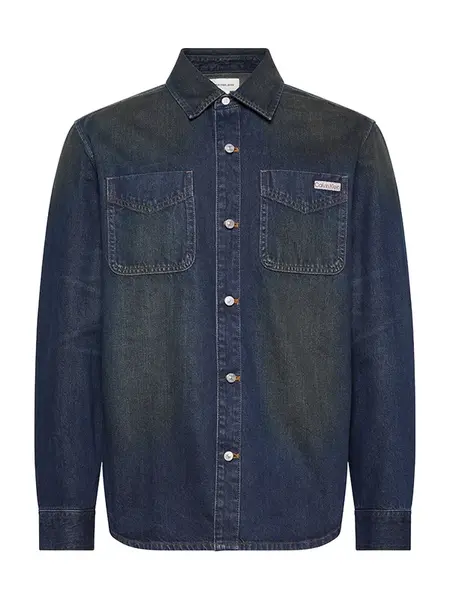 Calvin Klein Jeans Prechodná bunda '90S'  tmavomodrá