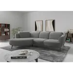 Sit & More ROHOVÁ SEDAČKA, textil, šedá