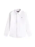 TOMMY HILFIGER Košeľa 'Essential Regular Fit Button-down'  biela