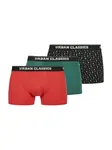 Urban Classics Boxerky  námornícka modrá / zelená / červená