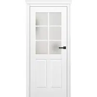 Bílé interiérové dveře Peonia 6 (UV Lak) - Výška 210 cm