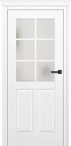 Bílé interiérové dveře Peonia 6 (UV Lak) - Výška 210 cm