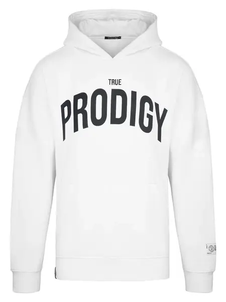 trueprodigy Mikina 'Tobi'  čierna / biela