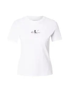 Calvin Klein Jeans Tričko  čierna / biela