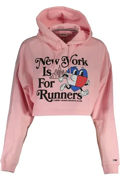 Růžová mikina Tommy Hilfiger