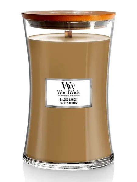 WoodWick Vonná svíčka váza Gilded Sands 609,5 g