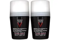 Vichy Sada kuličkových deodorantů pro citlivou pokožku Homme 72H (Deodorant Anti-Transpirant) 2 x 50 ml