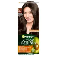 Permanentní barva Garnier Color Naturals 3 tmavě hnědá + dárek zdarma