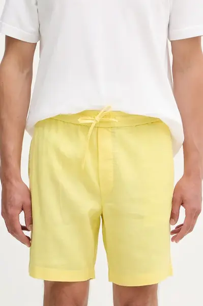 Tommy Hilfiger šortky pánske s ľanom
