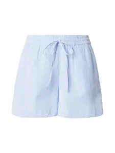 VERO MODA Nohavice 'VMTHILDE'  modrosivá / biela