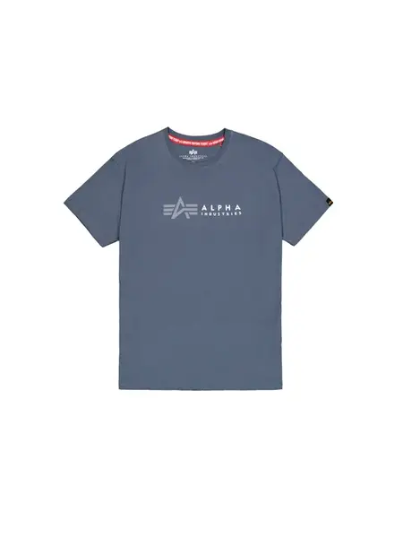 ALPHA INDUSTRIES Tričko  modrá / biela