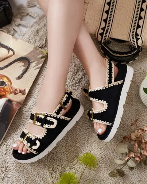 Resti Women's Lunnay eko suede sandals