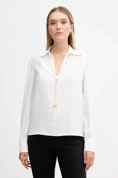 Halenka Gaudi dámská, bílá barva, hladká, 521FD45009