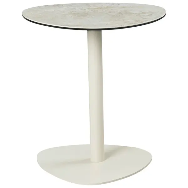 Belluti KONFERENČNÍ STOLEK, šedá, šedohnědá, kov, sklo, keramika, 50/50/54 cm