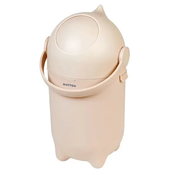 Nattou Koš na pleny Dropy Beige 27 cm, 20l