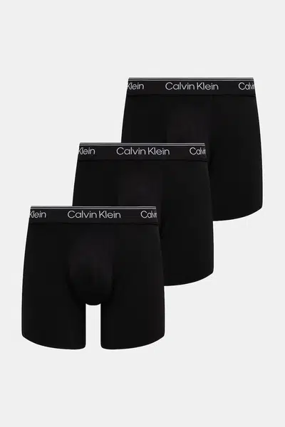 Boxerky Calvin Klein Underwear 3-pack černá barva, LV00NB4410