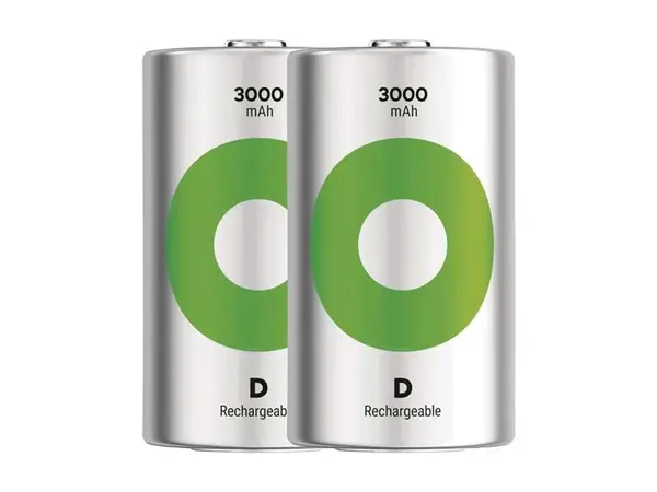 Baterie D (R20) nabíjecí 1,2V/3000mAh GP Recyko 2ks - rozbaleno / poškozený obal