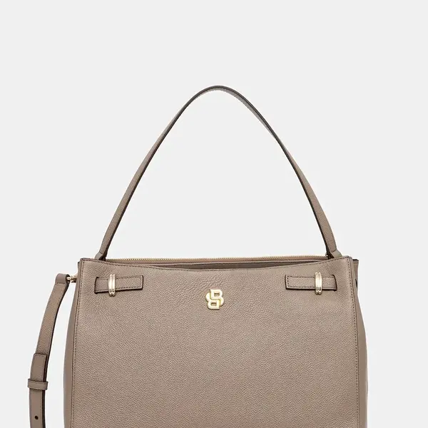 Kožená kabelka BOSS BOSS BEYOND Tote